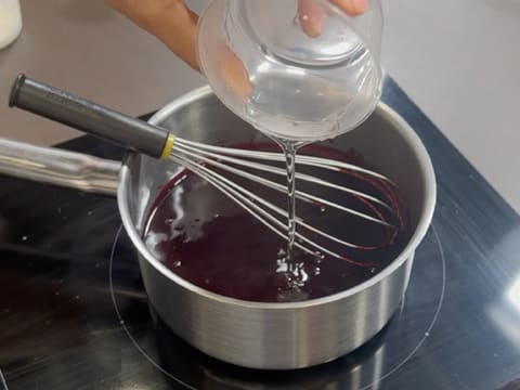 Blueberry, Chocolate & Vanilla Entremets - 5