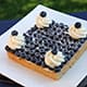 Blueberry Tart with Mascarpone Chantilly Cream