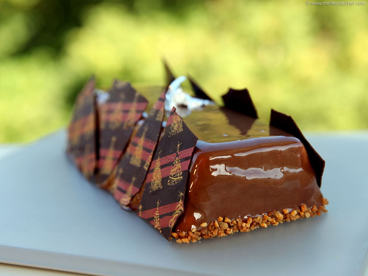 Caramel Ingot Yule Log Recipe with images Meilleur du Chef