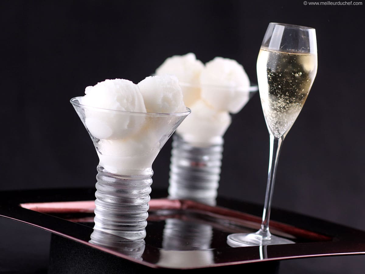 Champagne Sorbet - Our recipe with photos - Meilleur du Chef