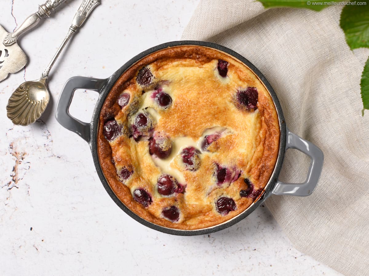 Cherry Clafoutis - Our recipe with photos - Meilleur du Chef