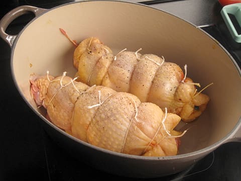 Poularde Ballotine with Candied Tomatoes - 17