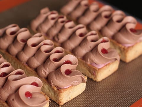 Chocolate & Cherry Tart in Individual Tartlets - 50