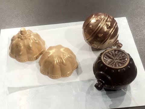Chocolate Christmas Baubles - 136
