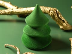 Chocolate Christmas Trees with Hazelnut Stuffing