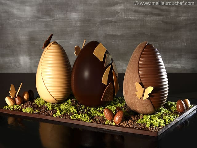 Chocolate Easter Egg Centrepiece