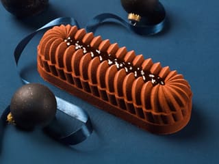 Chocolate & Exotic Fruit Christmas Yule Log