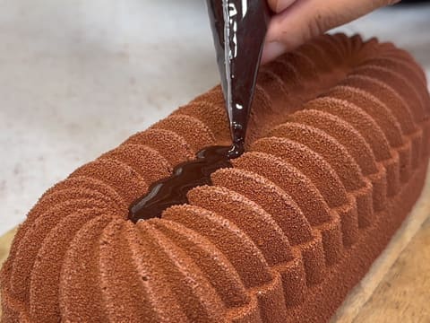 Chocolate & Exotic Fruit Christmas Yule Log - 174