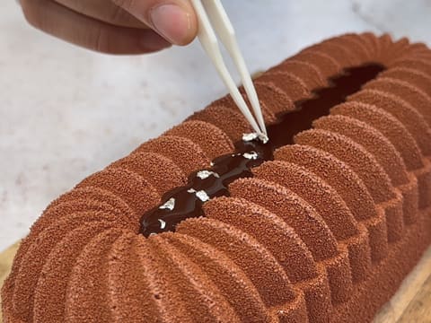 Chocolate & Exotic Fruit Christmas Yule Log - 175