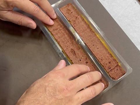 Chocolate & Exotic Fruit Christmas Yule Log - 70