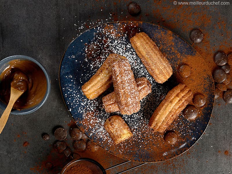 ChocolateFilled Churros Illustrated recipe Meilleur du Chef