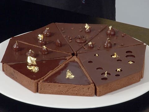 Chocolate, Honey & Caramel Tart, in Individual Tartlets - 41