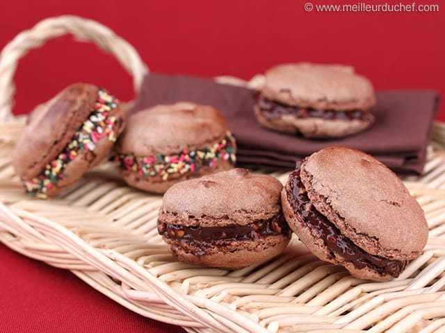 Chocolate Macarons