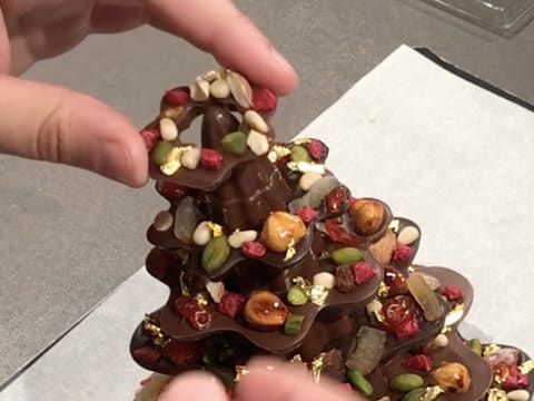 Chocolate Mendiant Christmas Tree - 81