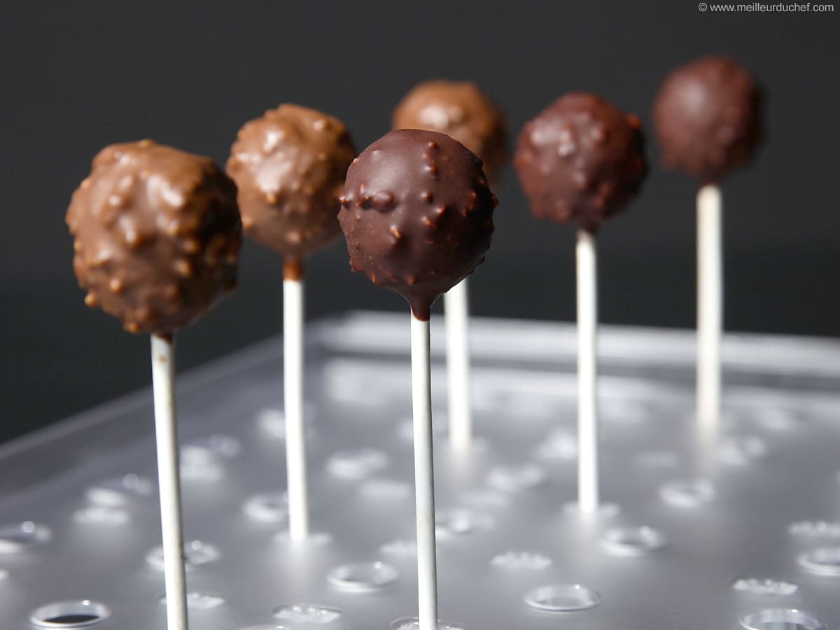 chocolate lollipops