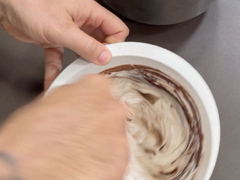 Dark Chocolate & Vanilla Pecan Praline Entremets - 152