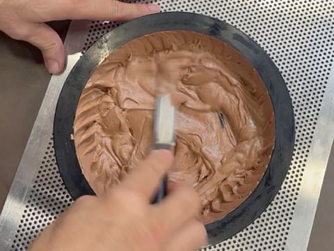 Dark Chocolate & Vanilla Pecan Praline Entremets - 159