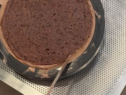 Dark Chocolate & Vanilla Pecan Praline Entremets - 172