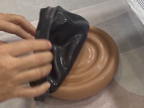 Dark Chocolate & Vanilla Pecan Praline Entremets - 176