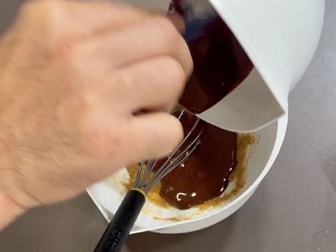 Dark Chocolate & Vanilla Pecan Praline Entremets - 64