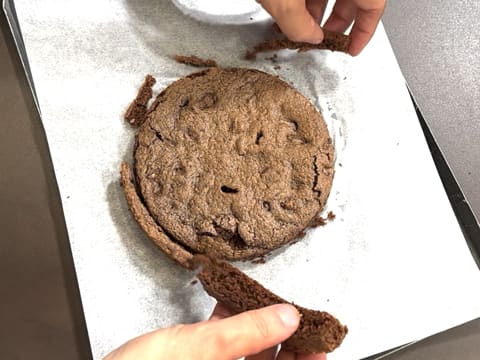 Dark Chocolate & Vanilla Pecan Praline Entremets - 89