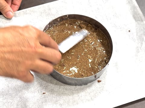 Dark Chocolate & Vanilla Pecan Praline Entremets - 98