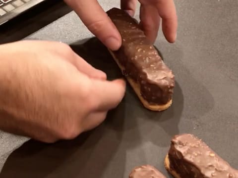 Chocolate & Salted Caramel Mini Yule Logs - 83
