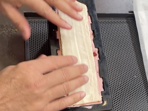 Raspberry & Pistachio Christmas Yule Log - 72