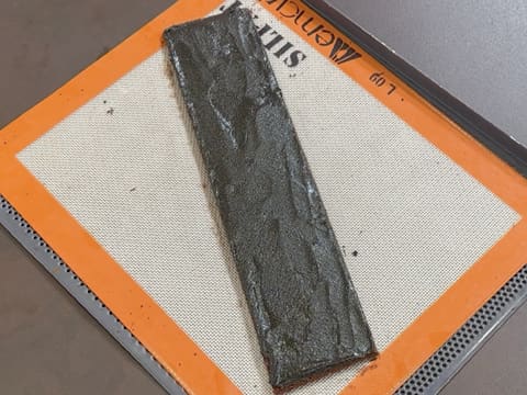 Pineapple, Coconut & Black Sesame Praline Christmas Yule Log - 109