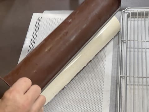 Pineapple, Coconut & Black Sesame Praline Christmas Yule Log - 168