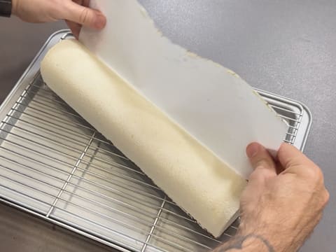 Pineapple, Coconut & Black Sesame Praline Christmas Yule Log - 169