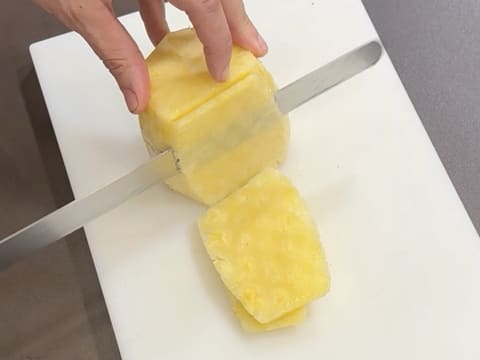 Pineapple, Coconut & Black Sesame Praline Christmas Yule Log - 63