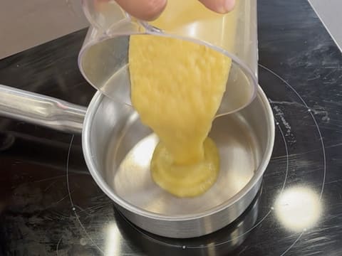 Pineapple, Coconut & Black Sesame Praline Christmas Yule Log - 96