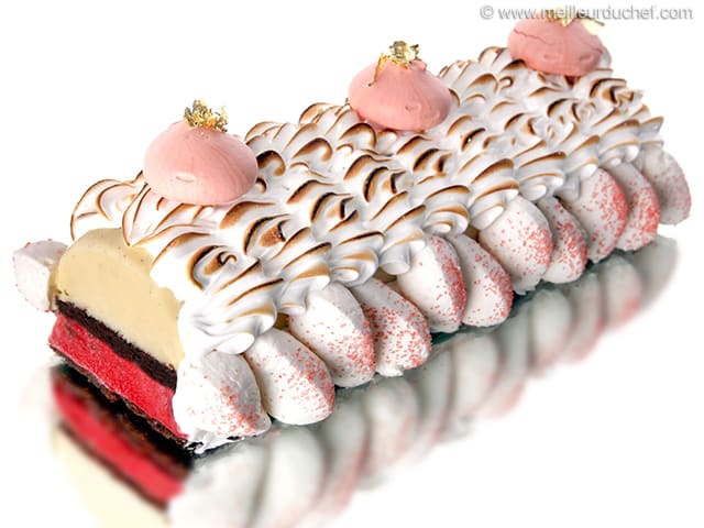 Vacherin-Style Yule Log