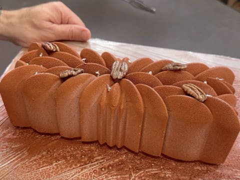 Vanilla, Caramel & Pecan Christmas Yule Log - 141