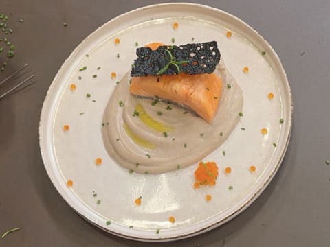 Confit Trout with Jerusalem Artichoke Mousseline - 58