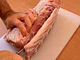 Dressing a rack of veal - 4