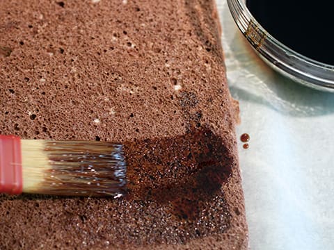 Easy Chocolate & Coffee Bûche de Noël - 34