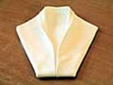Folding napkins smoking jacket style - 9