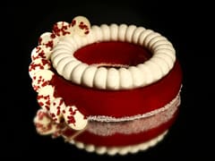 Gluten-Free Morello Cherry, Lime & Coconut Entremets