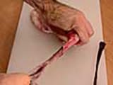 How to dress and cut monkfish fillets - 4