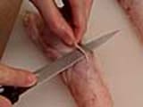 How to dress and cut monkfish fillets - 9