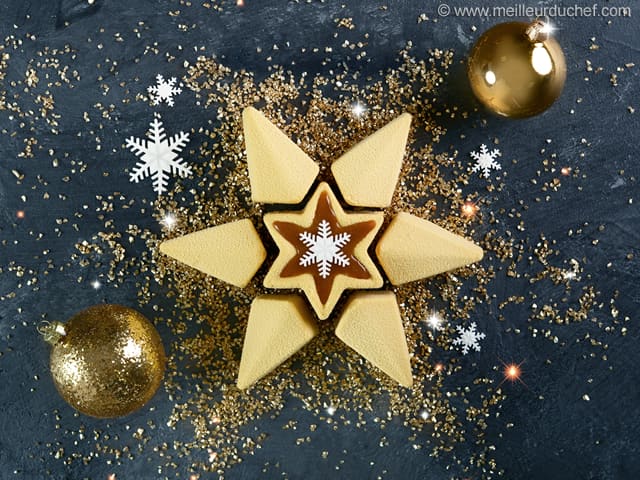 Martellato Chocolate Mold, Half-Sphere Tree Ornament with Snowflake
