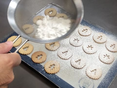 Raspberry Linzer Cookies - 55