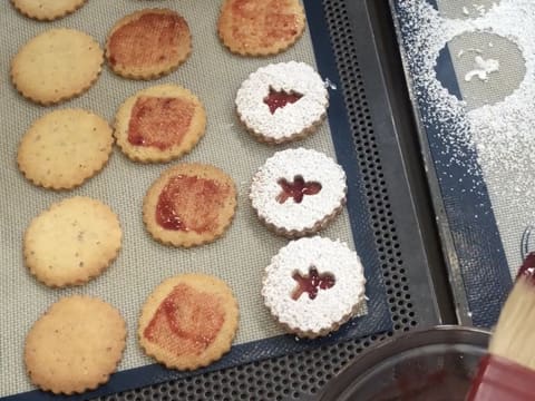 Raspberry Linzer Cookies - 58