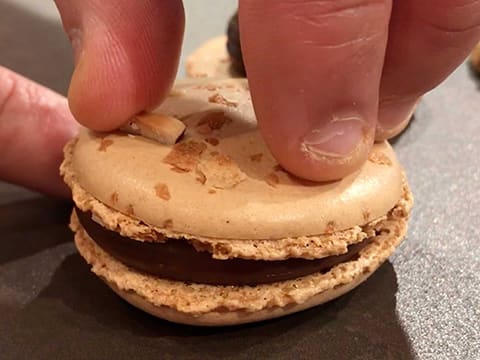 Milk Chocolate & Hazelnut Macarons - 39