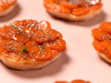 Mini Carrot Tarte Tatin with Cumin & Honey
