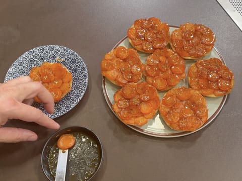 Mini Carrot Tarte Tatin with Cumin & Honey - 49
