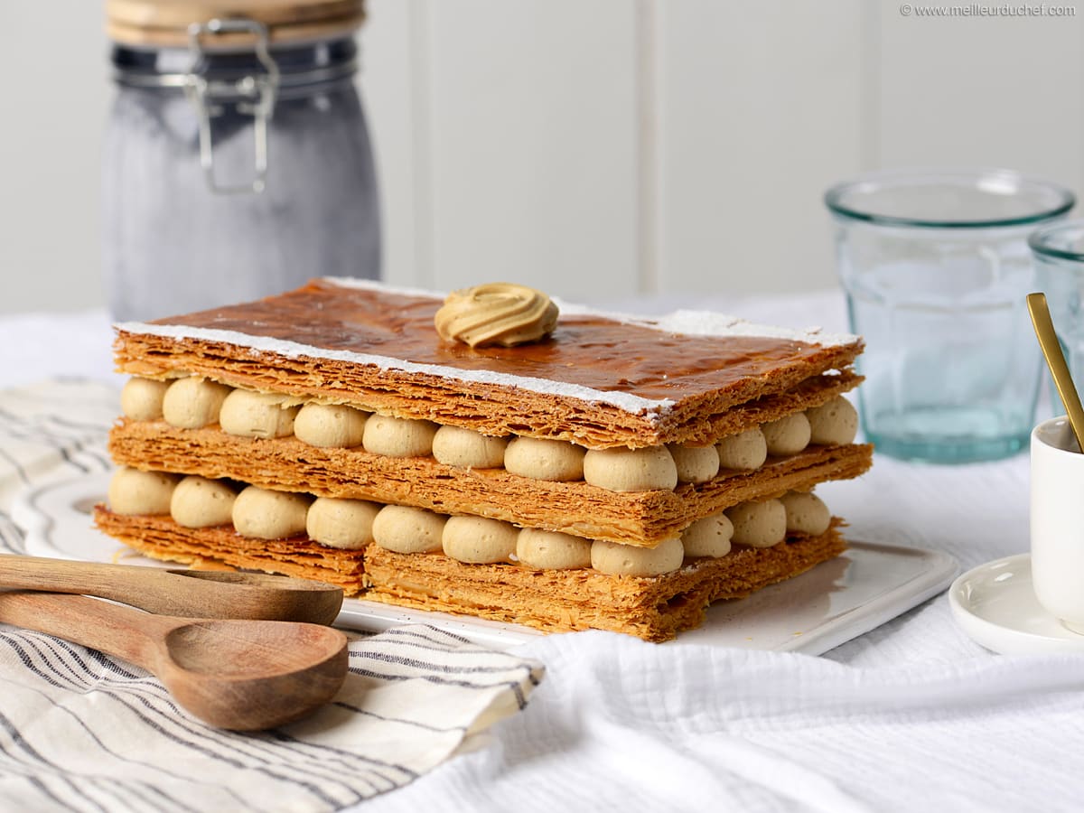 Opera Millefeuille - Our recipe with photos - Meilleur du Chef
