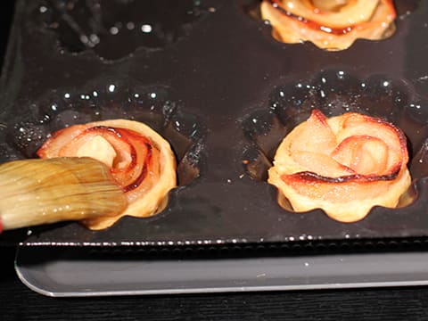 Puff Pastry Pear Roses - 26